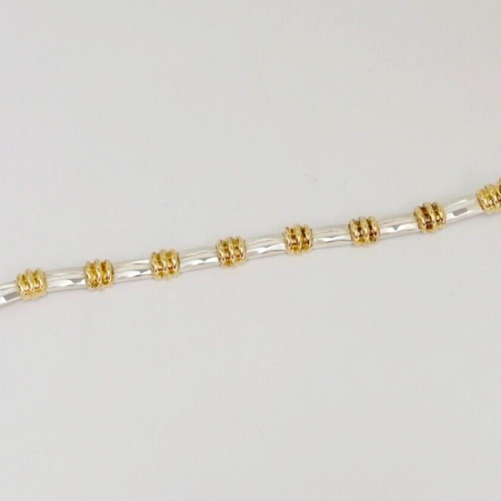 SOLD IN MY STORE 18K Tiffany and Co. 1995 Atlas Sterling Silver & Yellow Gold - Picture 8 of 10